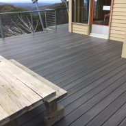 New decking at the lodge